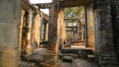 SIEM REAP, CAMBODIA - 5 Mart 2017: Banteay Kdei Tapınağı, Angkor tapınakları, Siem Reap, Kamboçya, Hindiçin, Güneydoğu Asya.