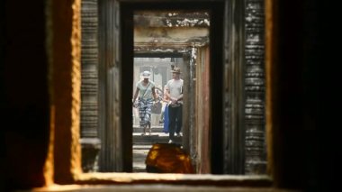 SIEM REAP, CAMBODIA - 5 Mart 2017: Banteay Kdei Tapınağı, Angkor tapınakları, Siem Reap, Kamboçya, Hindiçin, Güneydoğu Asya.