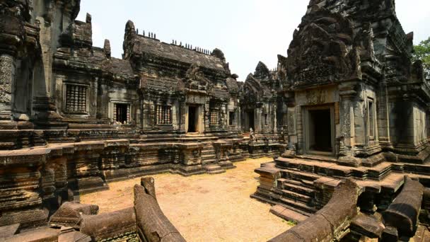 Banteay Samre Temple Siem Reap Kambodja Asien — Stockvideo