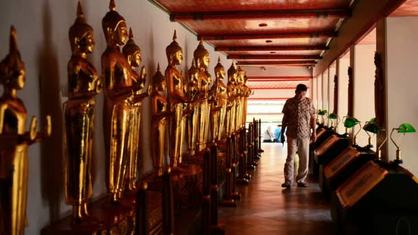 Siem Reap Kambodie Března 2017 Interiér Chrámu Wat Preah Prom — Stock video