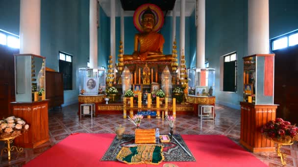 Siem Reap Kambodien März 2017 Innenraum Des Tempels Wat Preah — Stockvideo