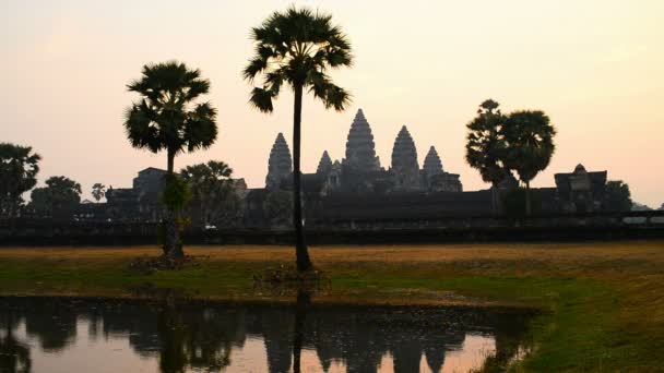 Angkor Wat Temple Angkor Camboja Ásia — Vídeo de Stock
