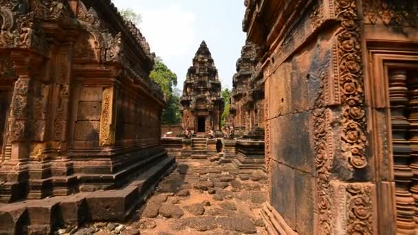 Banteay Kdei Temple Siem Reap Kambodja Asien — Stockvideo