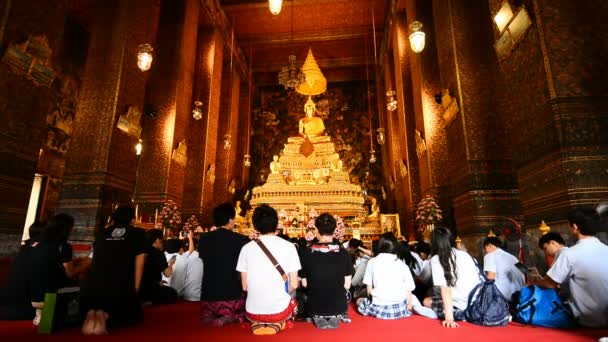 Siem Reap Camboya Marzo 2017 Interior Del Templo Wat Preah — Vídeo de stock