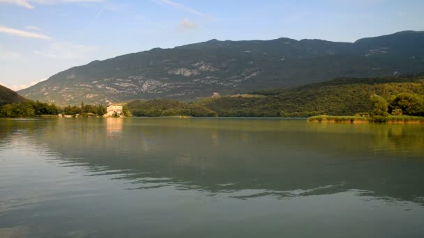 Beautiful Lago Toblino Italy Europe — Vídeo de stock