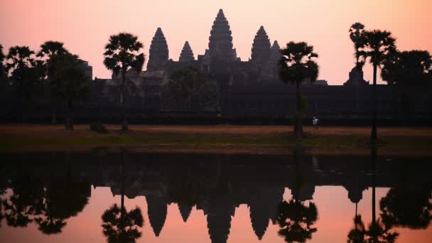 Angkor Wat Tapınağı Angkor Kamboçya Asya — Stok video