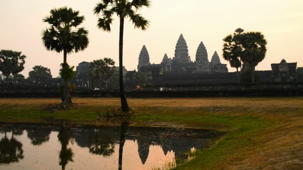 Angkor Wat Temple Angkor Kambodja Asien — Stockvideo