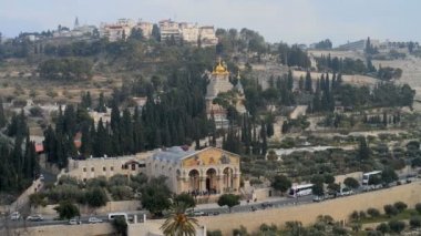 Tüm Milletler Kilisesi ve Meryem Magdalalı Manastırı Zeytin Dağı, Kudüs, İsrail.