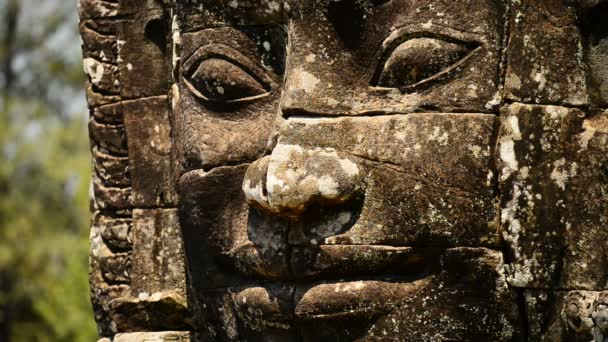 Bayontemplet Angkortempel Siem Reap Kambodja Indokina Sydostasien — Stockvideo