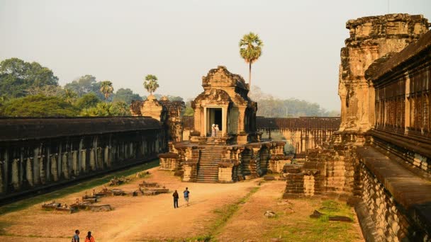 Angkor Wat Chrám Angkor Kambodža Asie — Stock video
