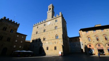 San Miniato, Toskana, İtalya, Avrupa 'daki kilisenin havadan görünüşü.