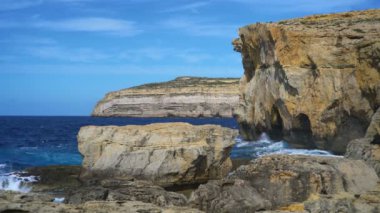 Yok Edilmiş Azure Penceresi, Gozo, Malta, Avrupa.