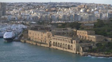 Fort Manoel, Manoel Adası, Malta stok video görüntüsü.