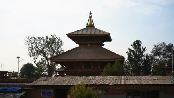 Bhaktapur Nepal Dezembro 2017 Praça Taumadhi Bhaktapur Nepal Ásia — Vídeo de Stock