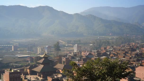 Bergutsikt Över Nepal Asien Natur Bakgrund — Stockvideo