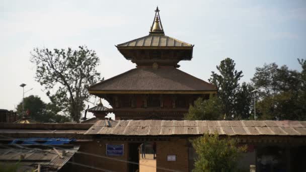 Bhaktapur Nepal Decembre 2017 Place Taumadhi Bhaktapur Népal Asie — Video