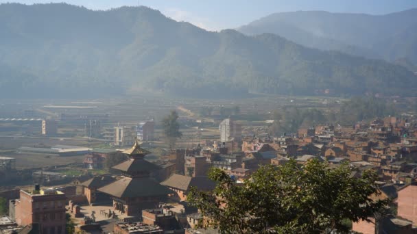 Bergutsikt Över Nepal Asien Natur Bakgrund — Stockvideo