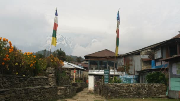 Pothana Nepal Grudzień 2017 Ulica Wsi Pothana Nepal Azja Wycieczka — Wideo stockowe