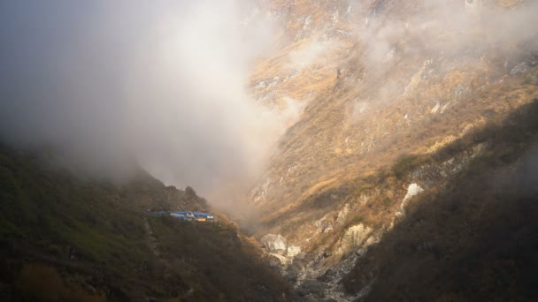 Village Deurali Annapurna Base Camp Trek Nepal Asia — Stock Video