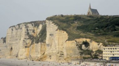 uçurumlar, etretat Normandiya
