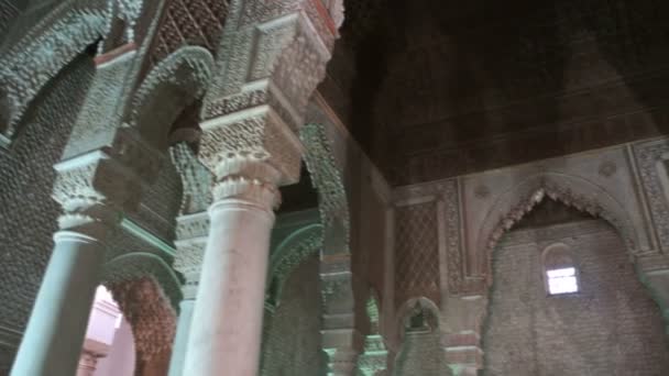 Saadian Tombs in Maroco — Stockvideo