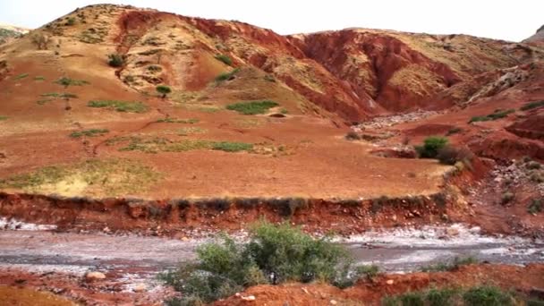 Valle de Zat en las montañas del Alto Atlas — Vídeo de stock