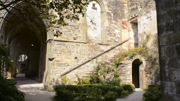 Руїни абатство Beauport — стокове відео