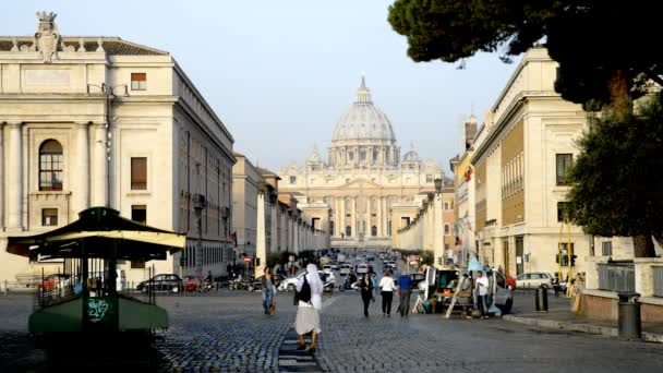 Papalık saint peter Bazilikası — Stok video