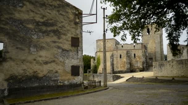 Oradour-sur-glane falu — Stock videók