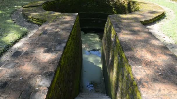 Ruinas de la antigua ciudad Anuradhapura — Vídeo de stock