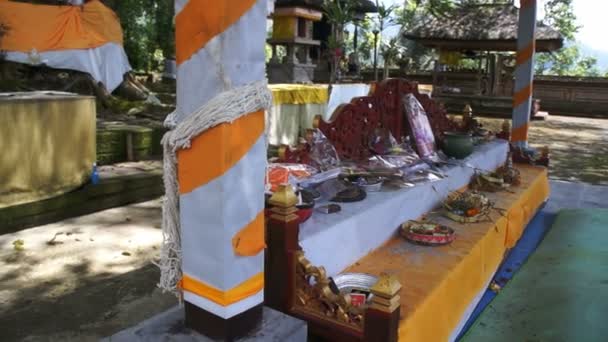 Hinduiska templet i Bali öar — Stockvideo