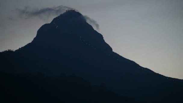 Κορυφή του βουνού Αδάμ — Αρχείο Βίντεο