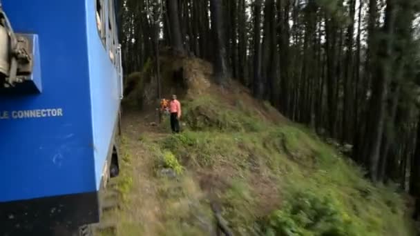 スリランカの鉄道での旅 — ストック動画