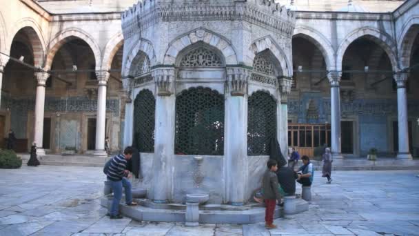 Yeni Cami Nueva Mezquita — Vídeo de stock