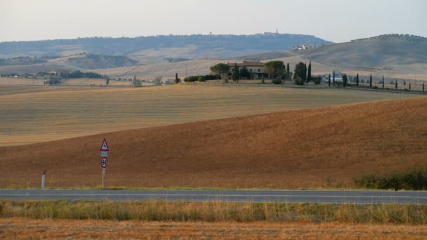 Countryside landscape in Tuscany — Stock Video