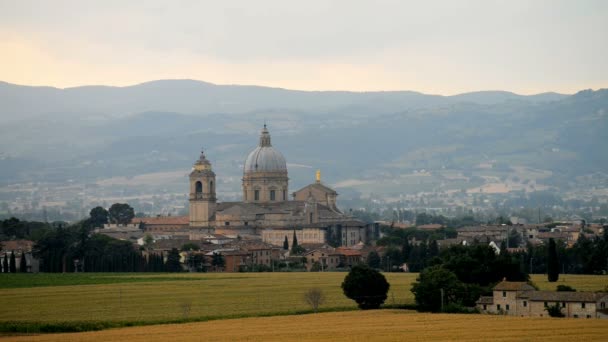 Basílica de Santa Maria degli Angeli — Vídeos de Stock