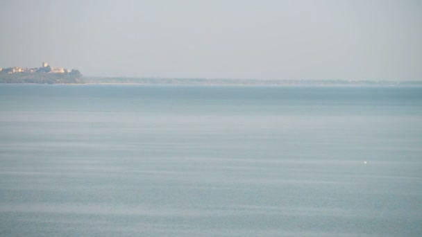 Paisaje de Umbría con el lago Trasimeno — Vídeos de Stock