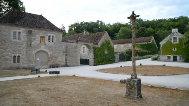 La Abadía de Fontenay en Francia — Vídeo de stock