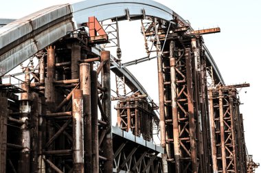 yeni köprü inşaat sitesi sanayi