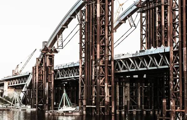 Nova indústria de construção de pontes — Fotografia de Stock