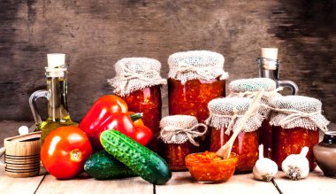 kavanoz ev yapımı sebze konserveler