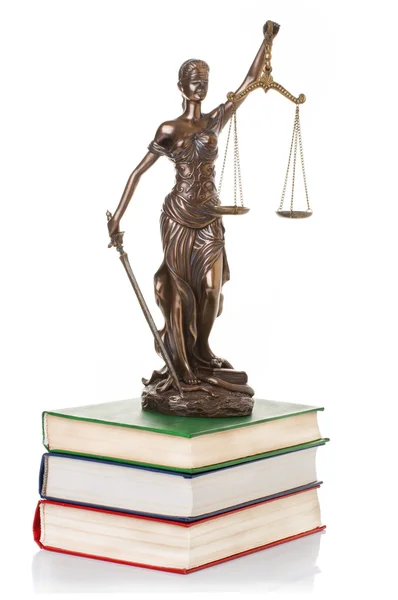 分離した正義の女神像 — ストック写真