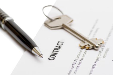 Yeni ev ve kalem sözleşmesindeki tuşları.