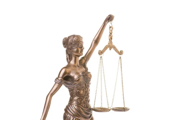 Staty av rättvisa isolerade — Stockfoto