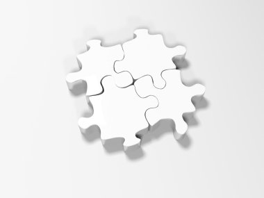 Bulmaca öğeleri, 3d render