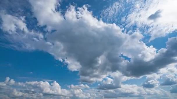 Filmato B Roll Timelapse Sky e nuvola nera. Nuvole di tempesta grigio scuro. Cielo drammatico. illuminazione in buie nuvole tempestose. Bella natura time lapse nuvole tempesta al tramonto. Tempo terribile. — Video Stock