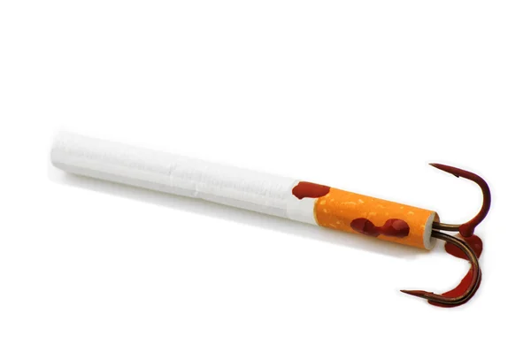 Cigarrillo con anzuelo . — Foto de Stock