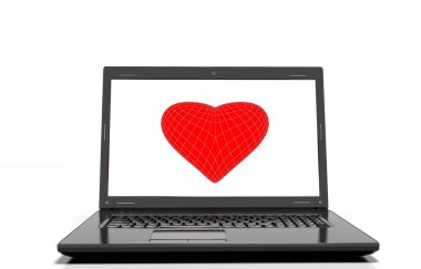 modern laptop izole kalpleri arka plan