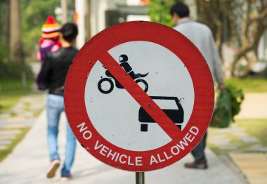Otomobil araç yolu izin yok