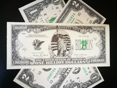 Hediye para (sahte Not) 1 milyar dolar